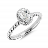 COLORE SS CR WH SAP RING