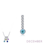 PD SIMULATED DIAMOND/ BLUE TOP
