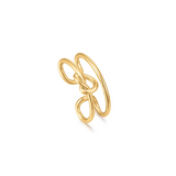 GOLD KNOT EAR CUFF