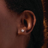 14K White 1/5 CTW Natural Diamond Earrings