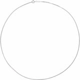Sterling Silver 1.3 mm Diamond-Cut Box 18" Chain