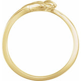 14K Yellow The Unblossomed Rose® Ring Size 5