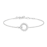 SILVER INTERLINKED CIRCLES PAV
