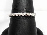 14K WG DIAM BAND 0.08 CTW