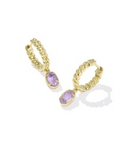 EMILIE HUGGIE EARRINGS GOLD PU