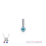 PD SIMULATED DIAMOND/ BLUE TOP