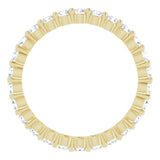 14K Yellow 3/4 CTW Lab-Grown Diamond Eternity Band Size 7