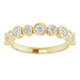 14K Yellow 1/2 CTW Lab-Grown Diamond Anniversary Band