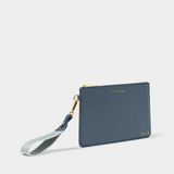 ZANA WRISTLET POUCH - NAVY