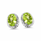 COLORE SS PERIDOT EARRING Fina