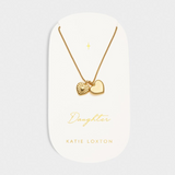 GOLD COATED DAUGHTER CHARM NEC