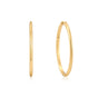 GOLD PLAIN OVERSIZED HOOPS