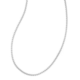 24" Stainless Steel 2.5mm Rounded Box Chain