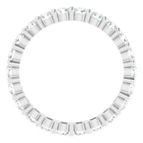 14K White 1 1/3 CTW Lab-Grown Diamond Eternity Band