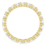 14K Yellow 1 1/4 CTW Lab-Grown Diamond Eternity Band