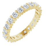 14K Yellow 1 1/3 CTW Lab-Grown Diamond Eternity Band