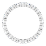 Platinum 1 1/4 CTW Lab-Grown Diamond Eternity Band Size 5