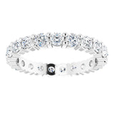 Platinum 1 1/4 CTW Lab-Grown Diamond Eternity Band Size 5