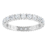 Platinum 1 3/8 CTW Lab-Grown Diamond Eternity Band Size 7