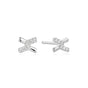 SILVER CROSS CZ STUDS