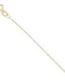 14K YG 0.9MM SPARKLE SINGAPORE