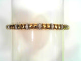 14K YG DIAMOND BRACELET 1CTW E