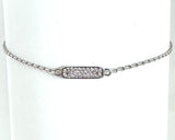 14KWG BRACELET, 26/.1CT, 1.98G