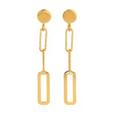 SS & YG PLATED ELEGANT RECTANG