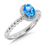 COLORE SG BLUE TOPAZ RING