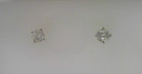0.49 CTW ROUND STUDS, 14K WG