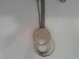 SS CIRCLE ECHO NECKLACE