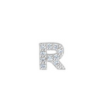 KW PLAT FIN SS R INITIAL CHARM