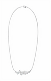 14K WG DIAMOND SCATTER NECKLAC