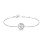 SILVER SHINY SUN STAR BRACELET