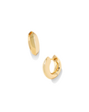 MIKKI METAL HUGGIE EARRINGS-GO