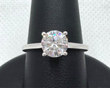 14K WG SOLITAIRE, 2.52G