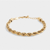 GOLD COATED REINE ROPE BRACELE