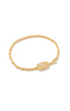 GRAYSON CRYS STRCH BRC GOLD WH