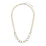 SS & YG PLATED GEOMETRIC GAME