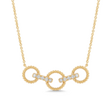 14K YG VALINA DIA NECKLACE 1/7