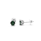 6 PRONG CZ - EMERALD