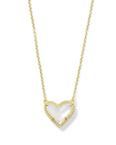 ARI HEART PENDANT NECKLACE GOL