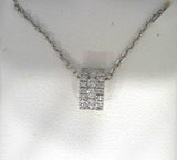 14KWG PENDANT, 24/0.22 CT, .66