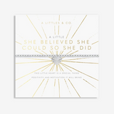 A LITTLE SHE BELIEVED SHE COUL