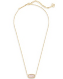 ELISA NECKLACE GOLD ROSE QUART