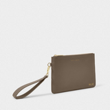 ZANA WRISTLET POUCH - MINK