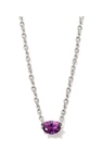 FEB CAILIN PNDNT NCK RHOD PURP