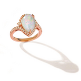 LE VIAN 14K RG RING .57 DIA 2.