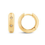 14K YG VALINA DIA EARRING 1/12