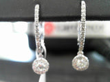 14KWG DIAMOND DROP EARRING